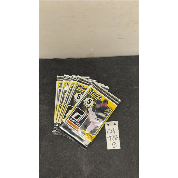 5 Sealed 2024 Donruss Baseball Packs