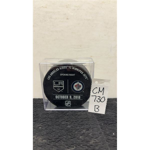 Official Winnipeg Jets Opening Night VS LA Warm Up Puck