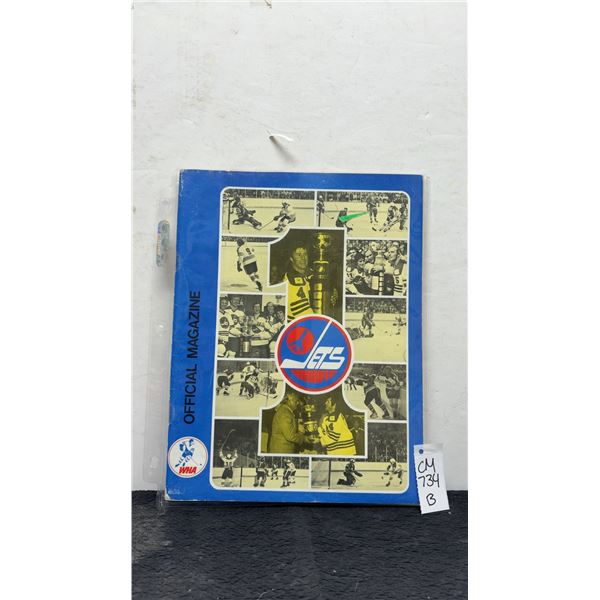 Winnipeg Jets Vs Houston Aeros Nov. 2 1976 Program