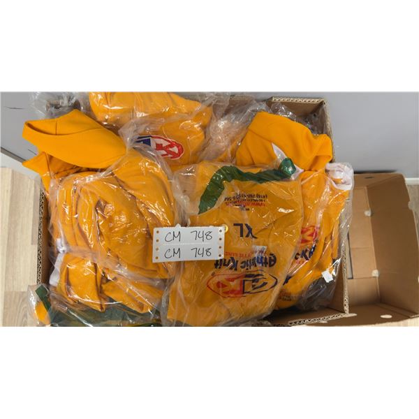 25 Yellow Baseball Jersey's - Assorted Sizes