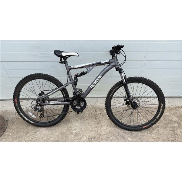 Reebok Antic Full-Suspension Mountain Bike with Shimano Tourney and SR Suntour Fork