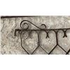 Image 3 : Vintage Wrought Iron Fence Sections with Decorative Scrollwork 69" 70" 36" and Finial Posts