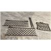 Image 5 : Vintage Wrought Iron Fence Sections with Decorative Scrollwork 69" 70" 36" and Finial Posts