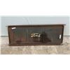 Image 1 : Early Ford V8 Pickup Truck Tailgate with Embossed Script Logo