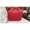 Image 5 : Manchester 20-Pound Propane Tank, Three Red Plastic Gasoline Cans