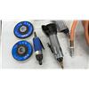Image 4 : NP Power Pneumatic Finishing Sander, Power Fist 3/8" Air Drill, Air Hoses, and More