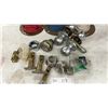 Image 3 : Three Spools Electrical Wire Red Blue White and Door Hardware Lot