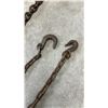 Image 2 : Two Heavy-Duty Tow Chains with Hooks 140" and 110"