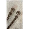 Image 3 : Two Heavy-Duty Tow Chains with Hooks 140" and 110"