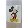 Image 5 : Mickey Mouse 16 x 20" Picture, 1970s Clear Resin Mounted Mickey Mouse Picture, Child's Chair