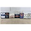 Image 4 : Las Vegas Casino Memorabilia: 7 Casino Card Packs, Aladdin Casino Dice, Ashtray, 2 Postcards, and