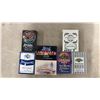 Image 5 : Las Vegas Casino Memorabilia: 7 Casino Card Packs, Aladdin Casino Dice, Ashtray, 2 Postcards, and