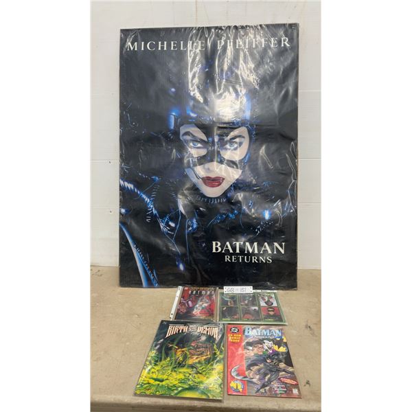 DC Comics Batman: Birth of the Demon, CD-ROM, 1993 Mask of Phantasm Mini, Cards, and More