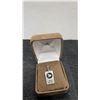 Image 2 : Birks Sterling Silver Canada Post 25-Year Service Award Pendant with Enamel Logo and Box