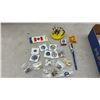 Image 10 : Assorted Collectible Pins, Commemorative Coins, Keychains, and More