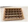 Image 2 : Vintage Pic-A-Pop Wooden Drink Crate with 24 Bottle Sections, 17 x 11 x 4"