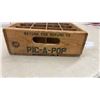Image 3 : Vintage Pic-A-Pop Wooden Drink Crate with 24 Bottle Sections, 17 x 11 x 4"