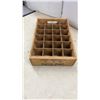 Image 4 : Vintage Pic-A-Pop Wooden Drink Crate with 24 Bottle Sections, 17 x 11 x 4"