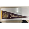 Image 5 : 6 Vintage Felt Canadian Pennants. Toronto Airport, Toronto Emblem, Dresden & More