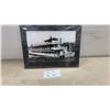 Image 2 : M.S. Paddlewheel Queen Matted Black and White Photograph, 11 x 14"