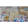 Image 10 : Box of Vintage Paper Ephemera, Letters with Stamps, Canadian Ration Books, Postcards, and More