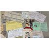 Image 11 : Box of Vintage Paper Ephemera, Letters with Stamps, Canadian Ration Books, Postcards, and More