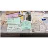 Image 4 : Box of Vintage Paper Ephemera, Letters with Stamps, Canadian Ration Books, Postcards, and More