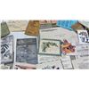 Image 6 : Box of Vintage Paper Ephemera, Letters with Stamps, Canadian Ration Books, Postcards, and More