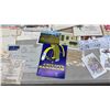 Image 7 : Box of Vintage Paper Ephemera, Letters with Stamps, Canadian Ration Books, Postcards, and More