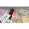 Image 8 : Box of Vintage Paper Ephemera, Letters with Stamps, Canadian Ration Books, Postcards, and More