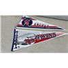 Image 5 : Collection of Vintage, Early 1990'sMLB Team Pennants, Yankees, Cubs, Cardinals, Pirates, and More