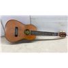 Image 2 : Anjo Model #33 Wooden Four-String Ukulele / Guitar, One String Missing