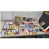 Image 1 : 38 Beautiful Indigenous Greeting Cards in Wooden Box and 8 Vintage Advertising Greeting Cards