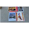 Image 8 : 38 Beautiful Indigenous Greeting Cards in Wooden Box and 8 Vintage Advertising Greeting Cards
