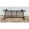 Image 1 : Heavy-Duty Steel Truck Headache Rack with Expanded Metal Mesh and Beacon Light Mounts 70"