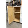 Image 5 : White Mobile Kitchen Island with Granite Top, Cabinet, and Four Drawers, 37 x 39 x 19" Bottom