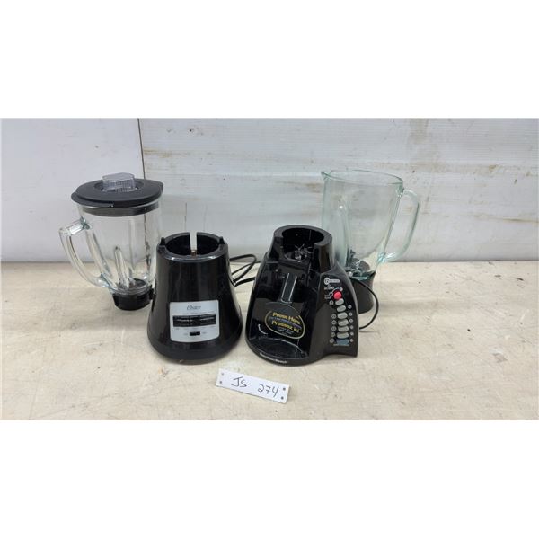 Oster 700-Watt Blender and Hamilton Beach Wave Station Express Dispensing Blender, Missing Lid