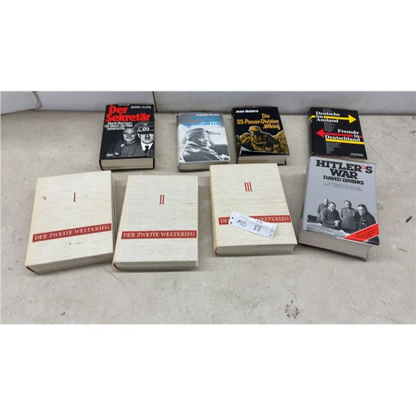 Collection of German World War II History Books Including Hitler's War and More