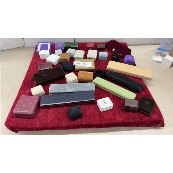 Assorted Jewelry Boxes Including Ben Moss, Peoples, Eaton, Dynasty Jewellers, Tuscany, and More