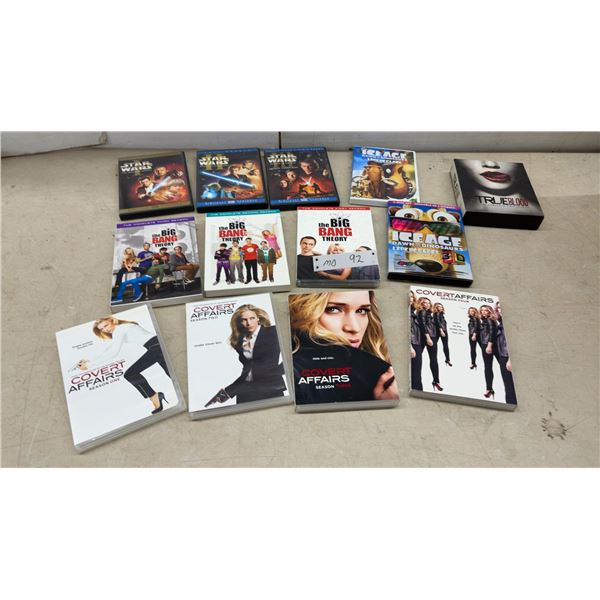 Star Wars Prequel Trilogy, Big Bang Theory, Covert Affairs, True Blood, and More DVD Sets
