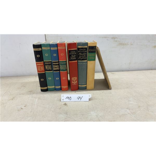 Collection of German Language Books by Schenzinger, Gwen Bristow, A.E. Johann, and More