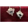 Image 3 : Multi-Tone V-Front Choker Necklace and Sajen Drusy Quartz Earrings, Sterling Silver
