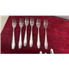 Image 2 : 56 Pieces German Silver-Plated Flatware Set with Rococo Scroll Pattern, Rostfrei Knives, and More