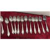Image 4 : 56 Pieces German Silver-Plated Flatware Set with Rococo Scroll Pattern, Rostfrei Knives, and More