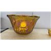 Image 2 : Northwood Grape and Cable Marigold Carnival Glass Punch Bowl Set with Twelve Cups