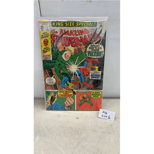 Amazing Spider-Man Annual #7 King-Size Special Marvel Comic, December 1970