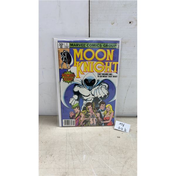 Moon Knight Number 1 Premiere Issue Comic Book, Marvel Comics Group, November 1980