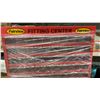 Image 4 : Fairview Fitting Center Metal Display Rack with Storage Drawers, 42 x 32 x 6" Some Plastic Drawers