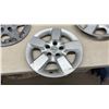 Image 4 : Set of Three Nissan Sentra 16" Silver Five-Spoke Hubcaps, 2007-2012