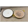 Image 3 : Le Creuset Enameled Cast Iron Dutch Ovens, Yellow Round and Orange Oval, Set of Two